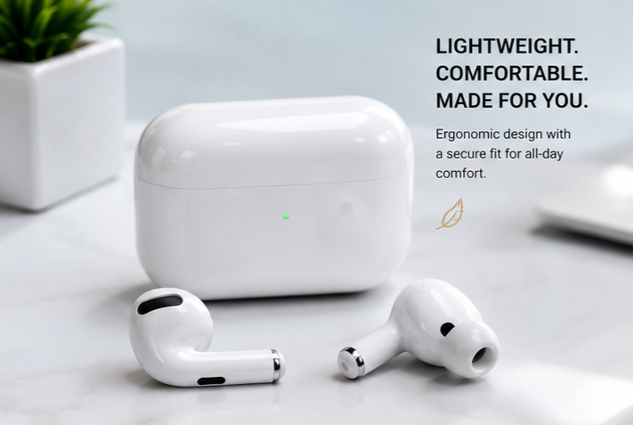 Premium AirPods Pro Wireless Earbuds – HD Sound & Fast Charging