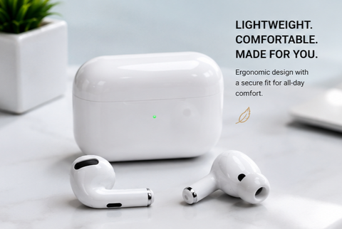 Premium AirPods Pro Wireless Earbuds – HD Sound & Fast Charging