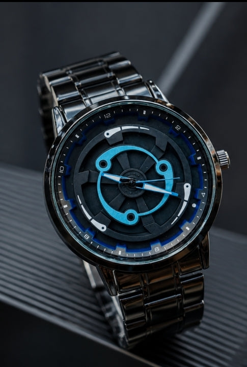 Luxury Black Steel Men's Watch – Premium Designer Analog Wrist Watch