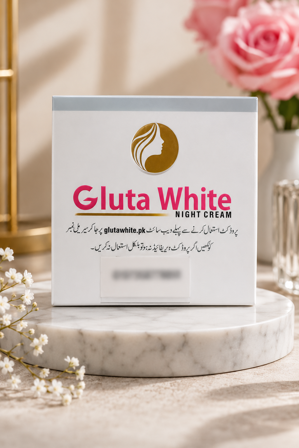 Gluta White Night Cream 50g – 100% Verified Original Product | Night Repair & Skin Brightening Formula